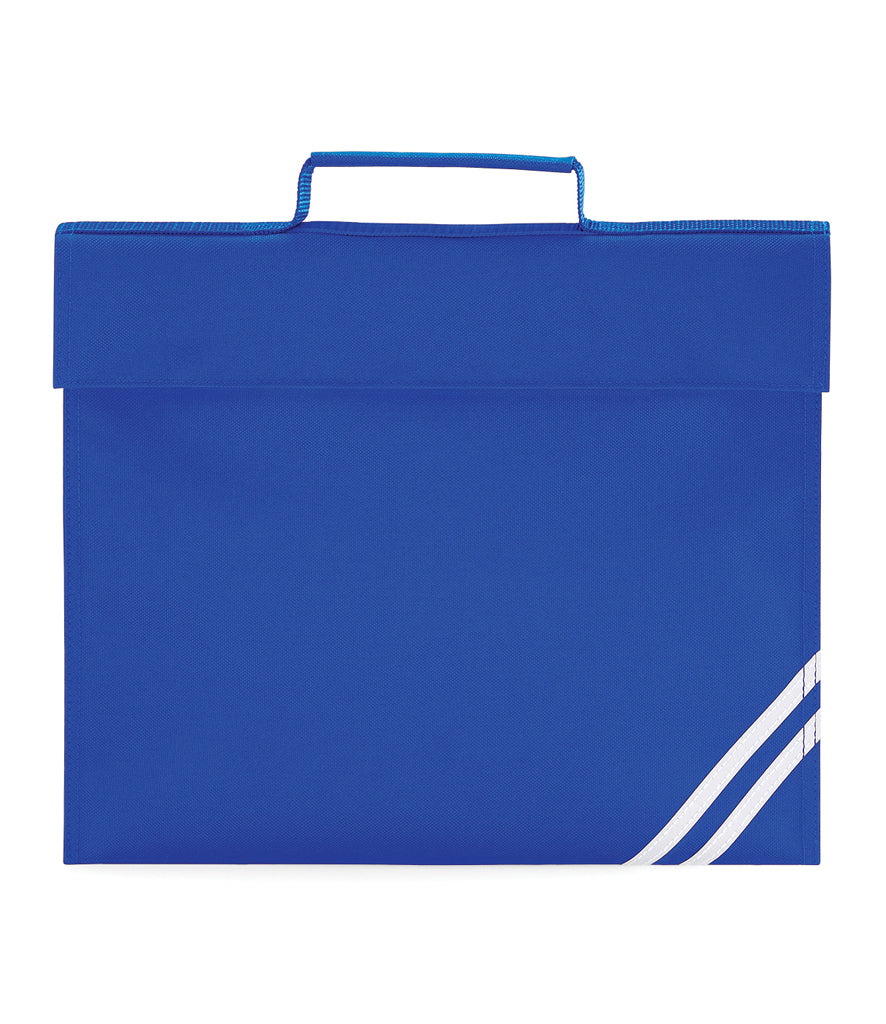 Fully Personalised Royal Blue Classic School Book Bag Quadra - Perham Prints