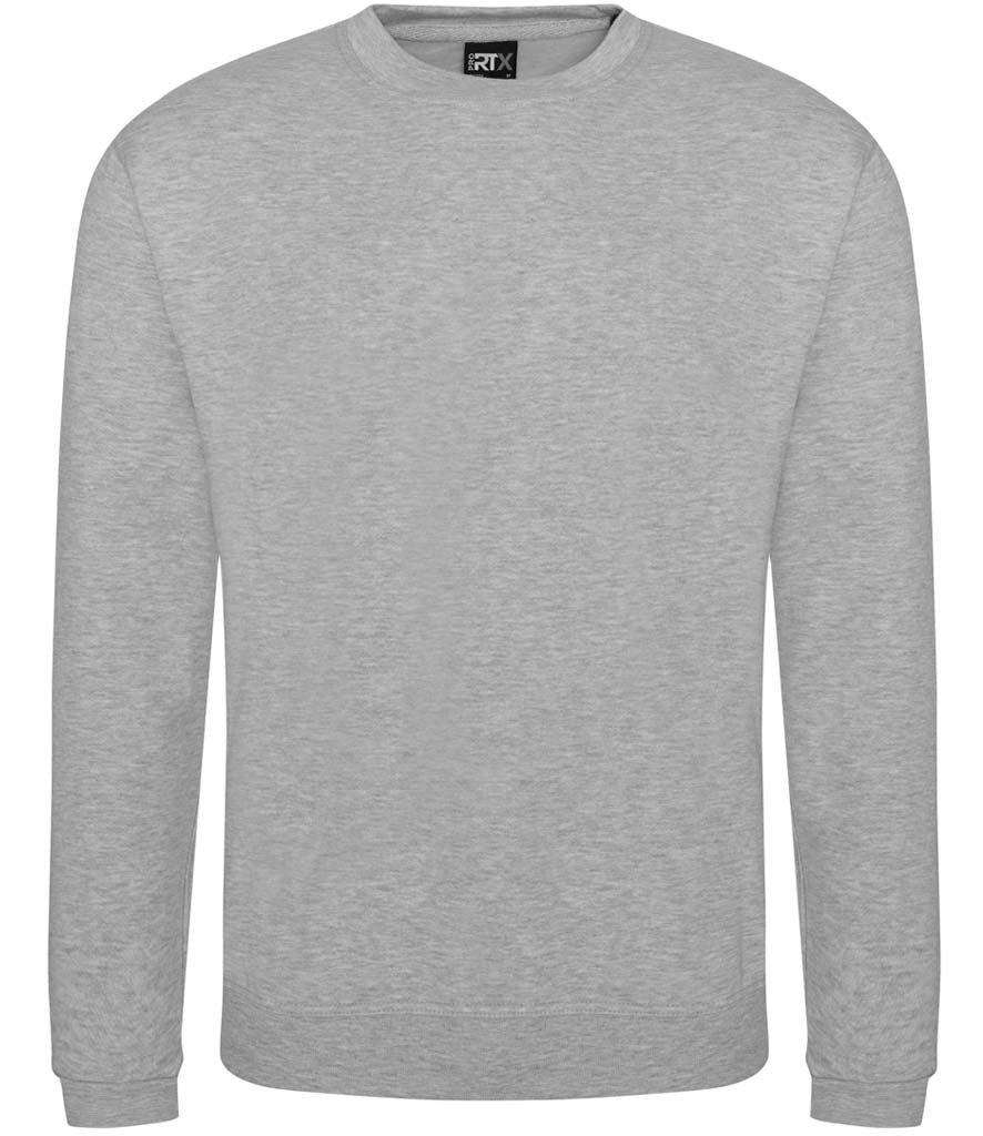 Fully Personalised Heather Grey UNISEX AWDis Sweatshirt Jumper - Perham Prints