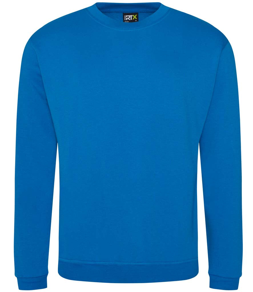Fully Personalised Sapphire Blue UNISEX AWDis Sweatshirt Jumper - Perham Prints