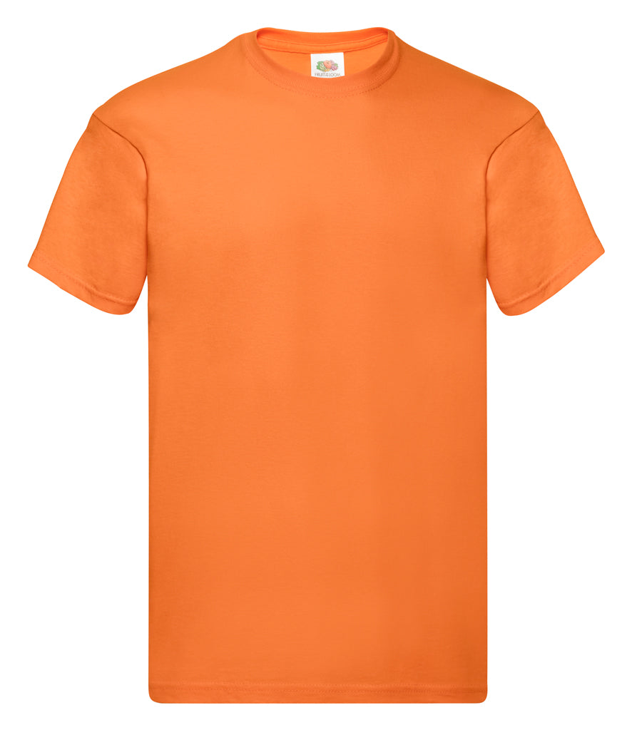 Fully Personalised Orange UNISEX Tshirt - Create Your Design - Perham Prints