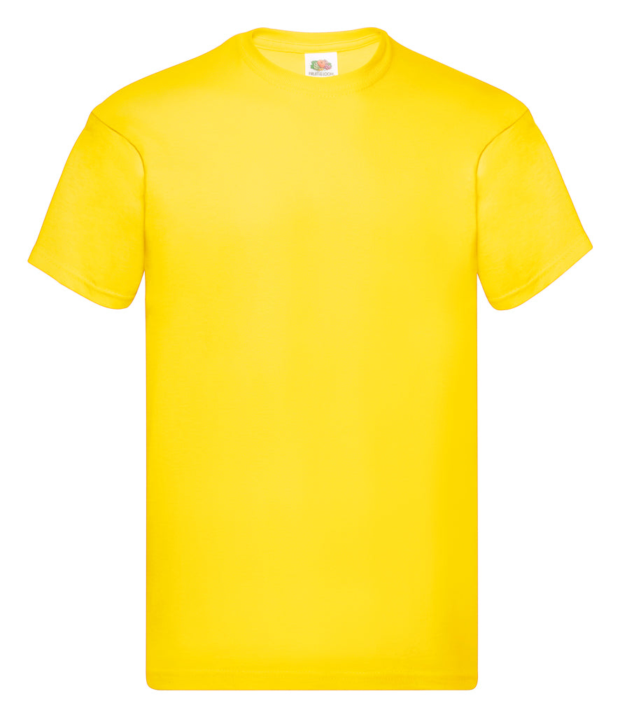 Fully Personalised Yellow UNISEX Tshirt - Create Your Design - Perham Prints