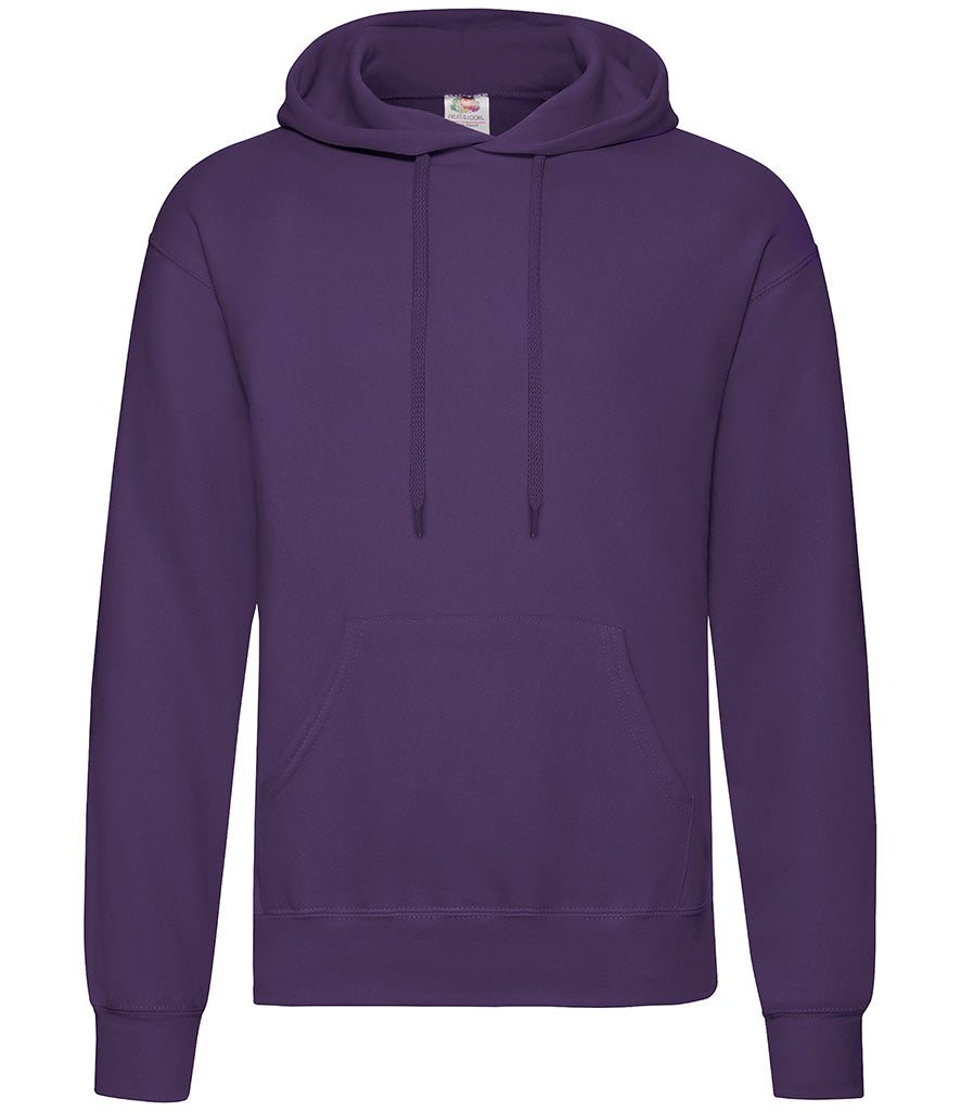 Fully Personalised Purple UNISEX Pullover AWDis Hoodie - Create Your Design - Perham Prints