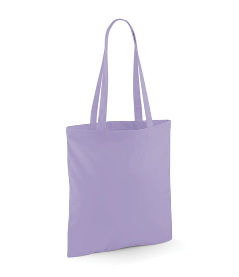 Personalised Lavender Long Handled Tote Bag