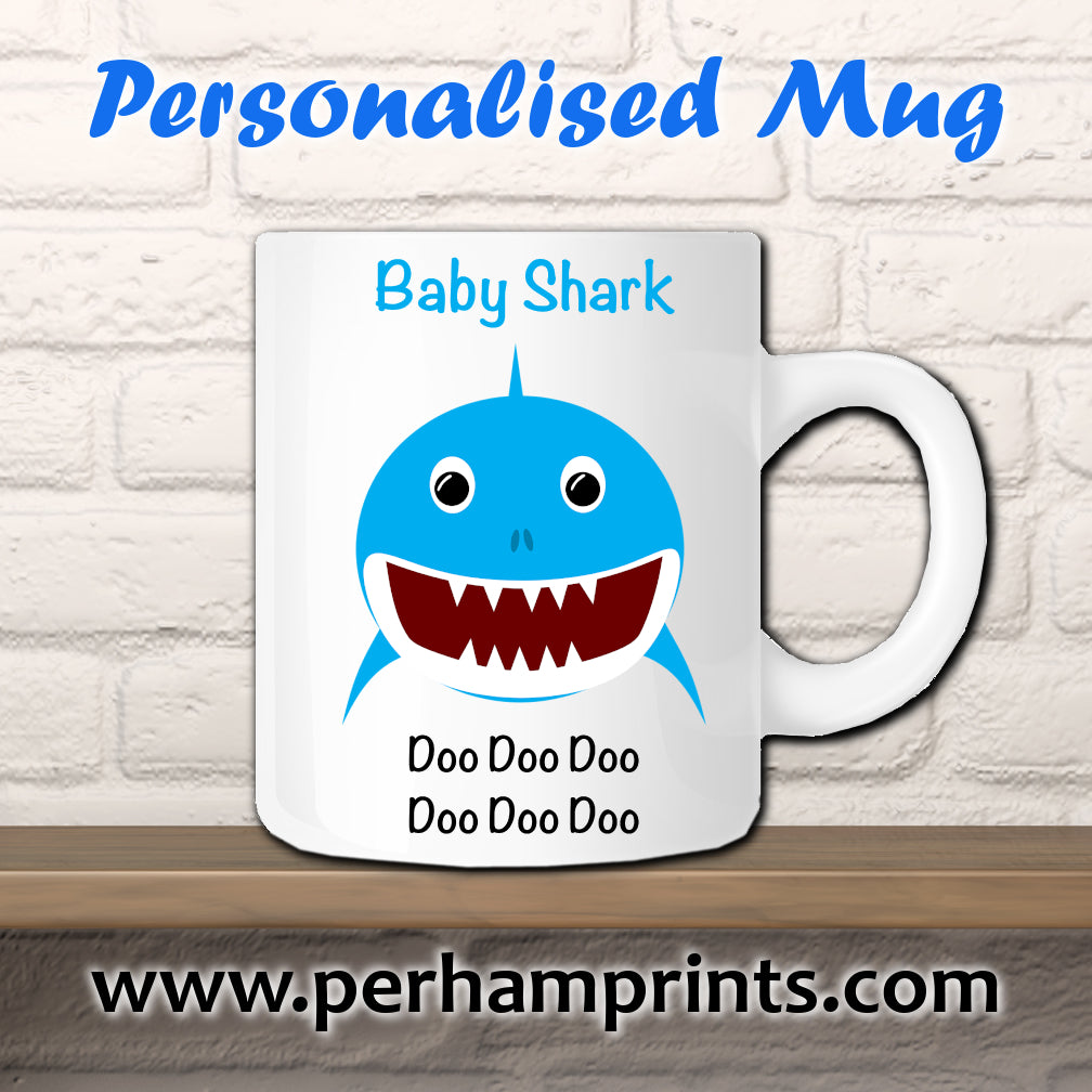 Boy Baby Shark Do Do Do Do Do Do Custom Cup - Perham Prints