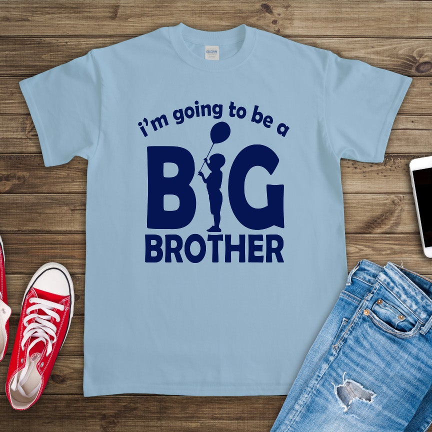 I'm Going To Be A Big Brother Gildan Tshirt - Perham Prints