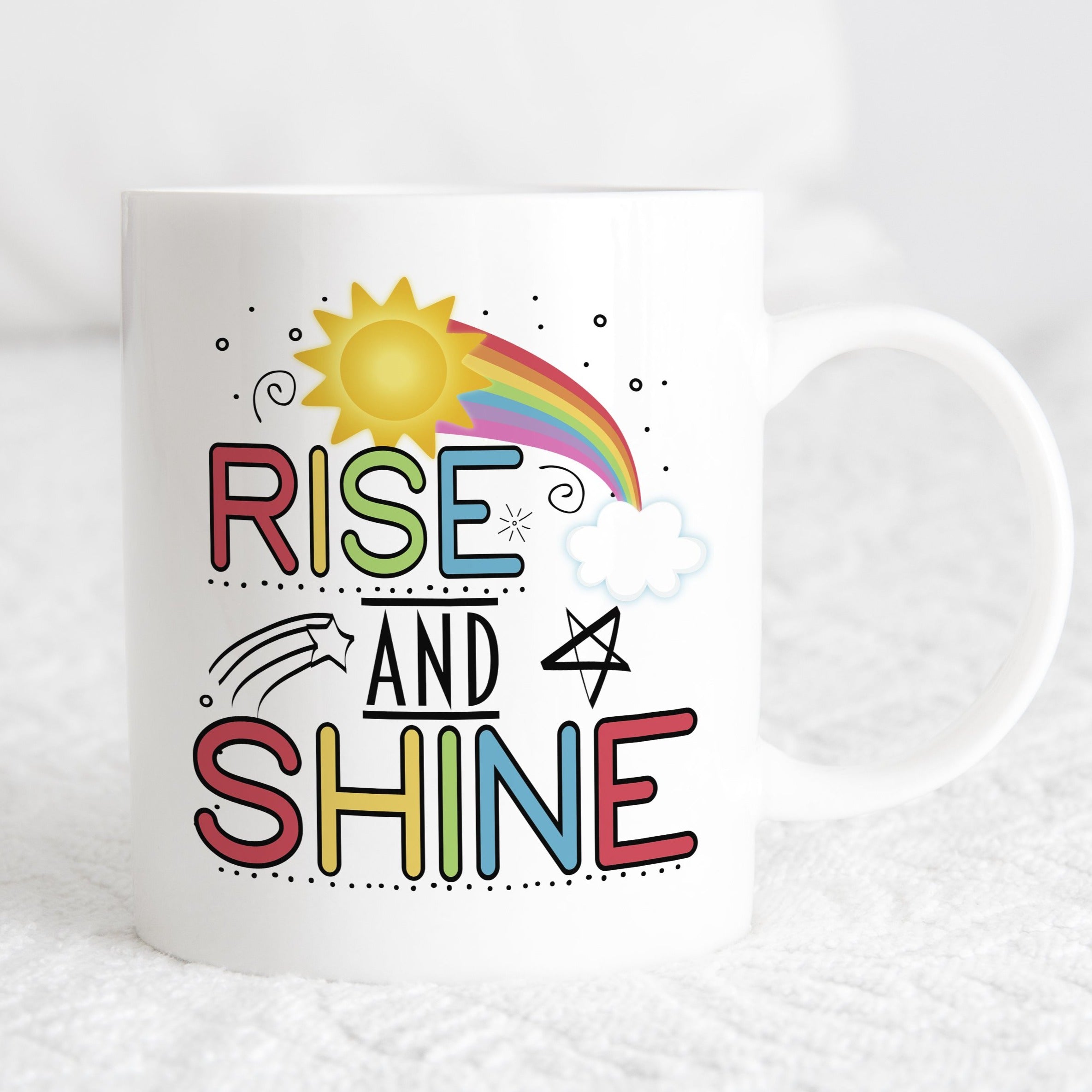Rise And F*cking Shine Censored Option Cup Mug Adult Gift - Perham Prints