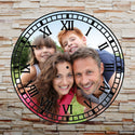 Personalised Picture Photo Glass Clock Upload Your Photo - 4