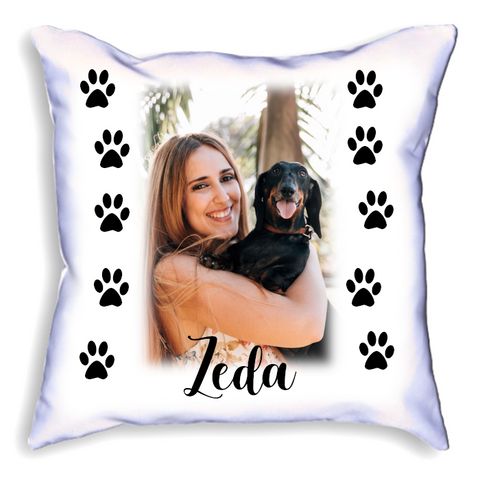 Personalised Dog Lover Photo Cushion