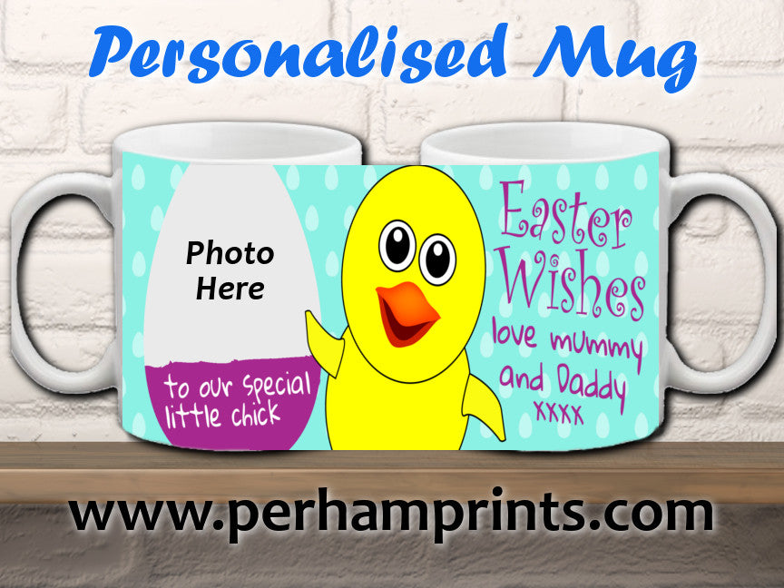 Personalised Photo Easter Cup - To Your Special Little Chick - Perham Prints