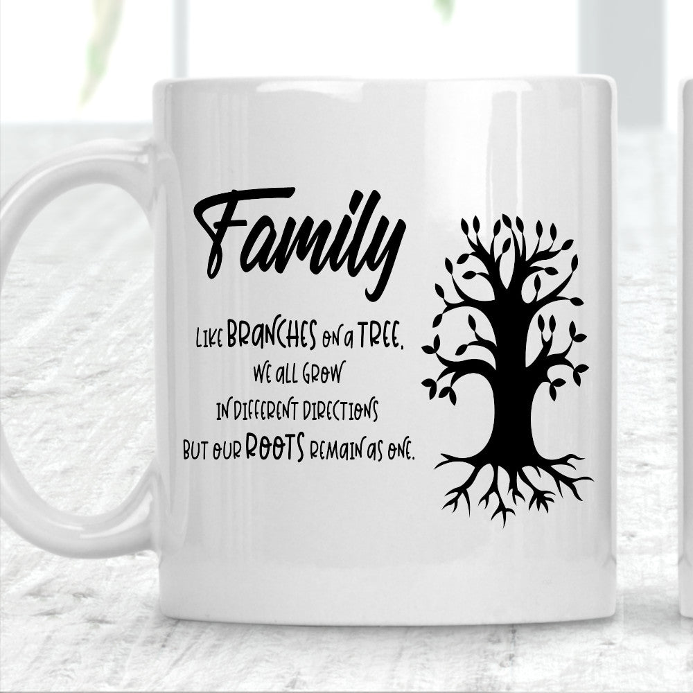 Family Like Branches On A Tree Mug - Perham Prints