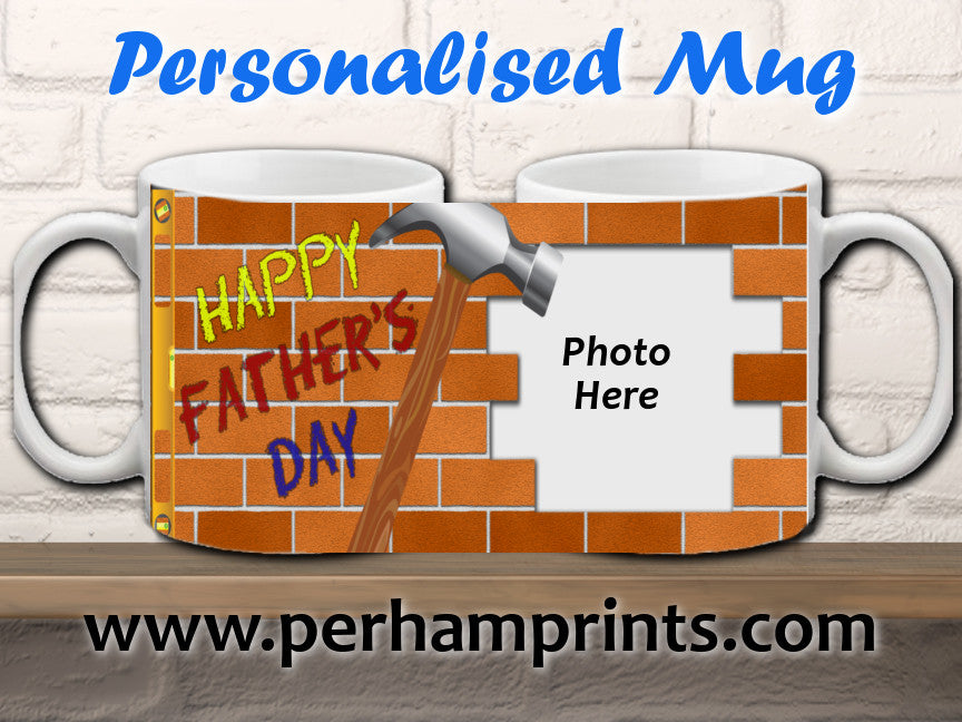 Personalised Builder/DIY Father's Day Cup - Perham Prints