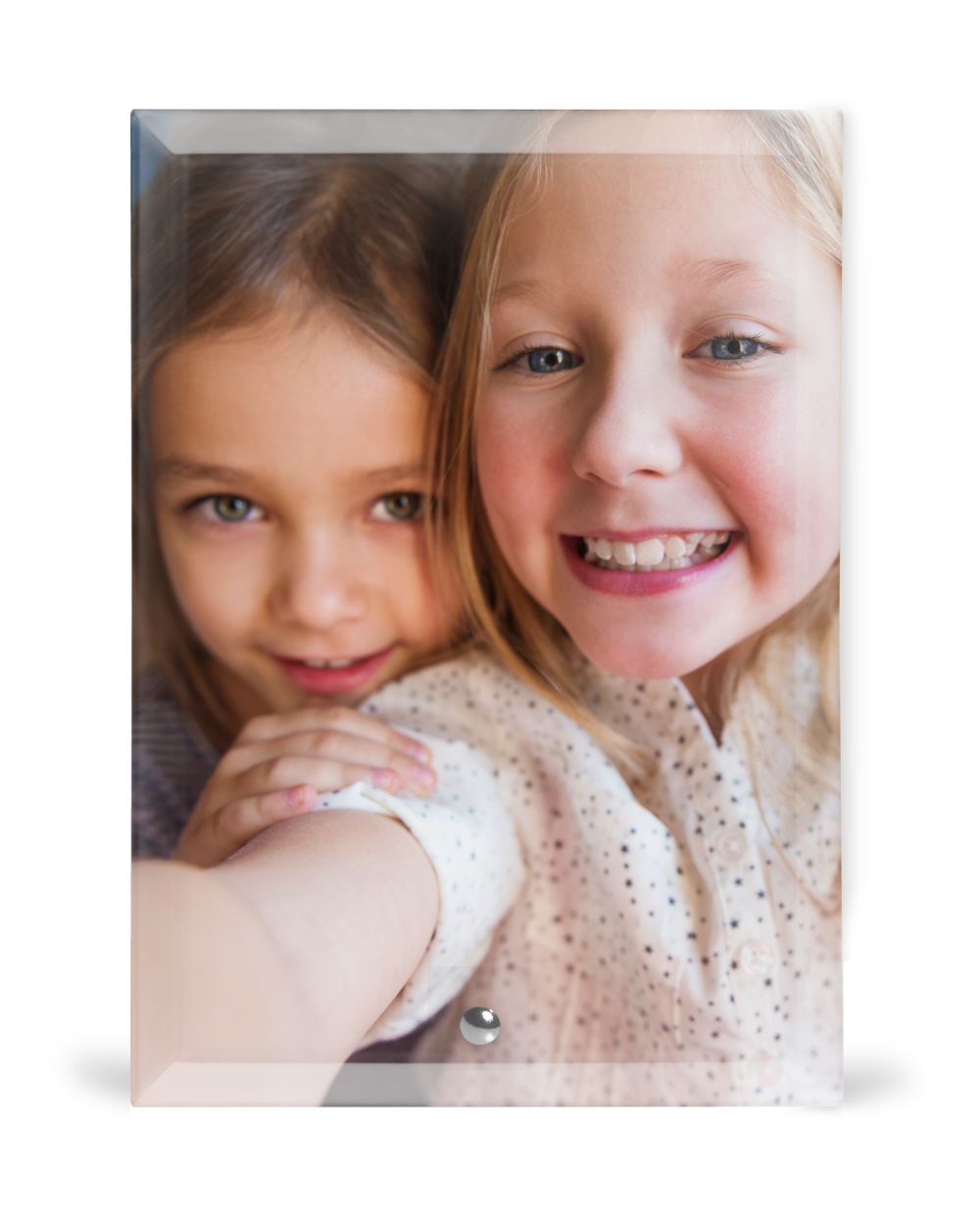 Personalised Picture Photo Free-Standing Glass Stand - Perham Prints