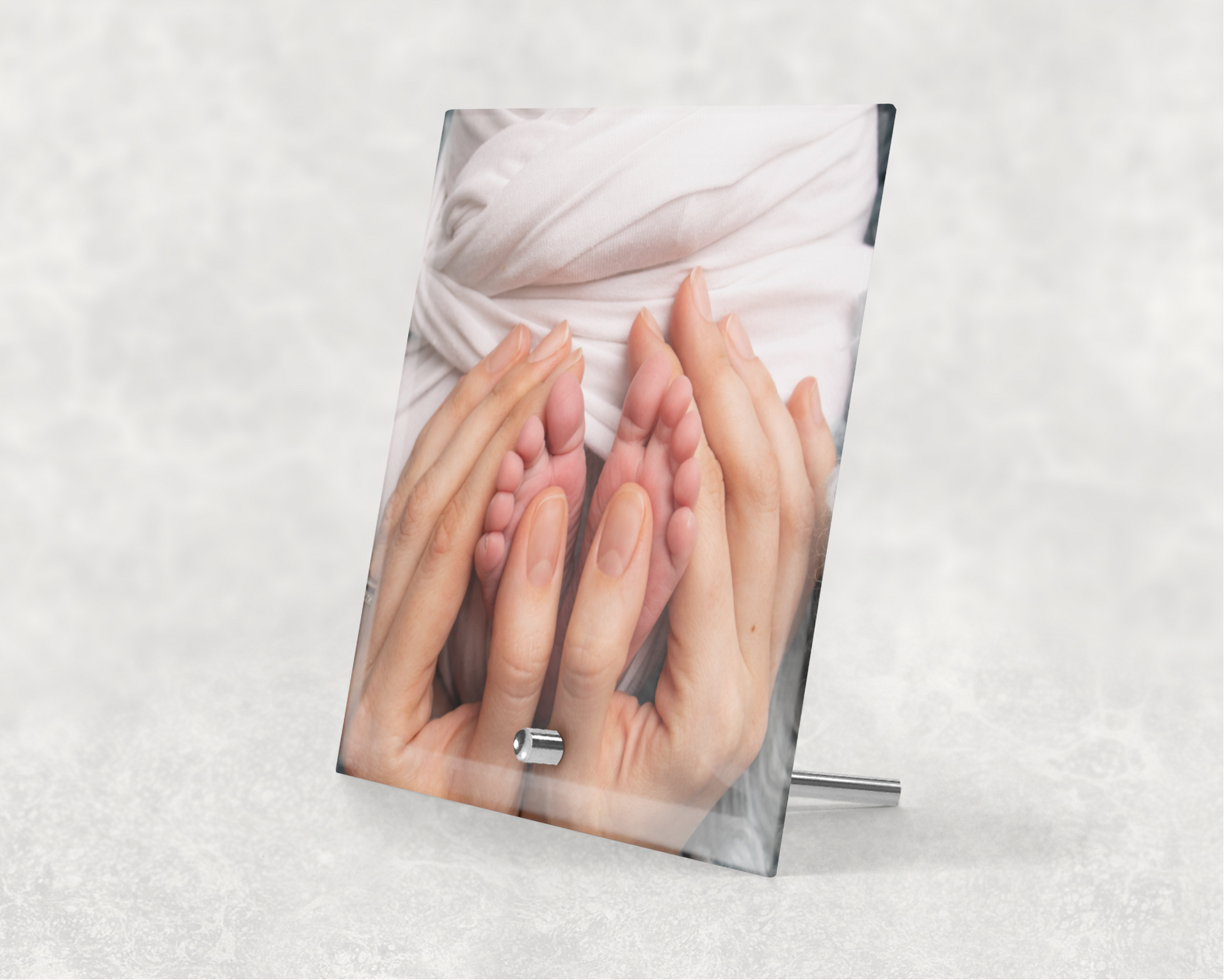 Personalised Picture Photo Free-Standing Glass Stand - Perham Prints