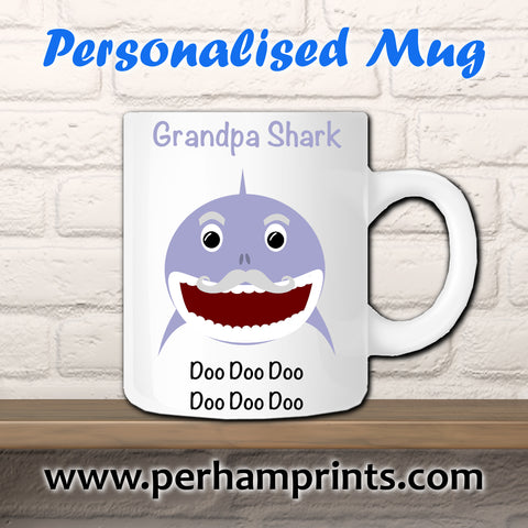 Grandad Shark Do Do Do Do Do Do Custom Cup