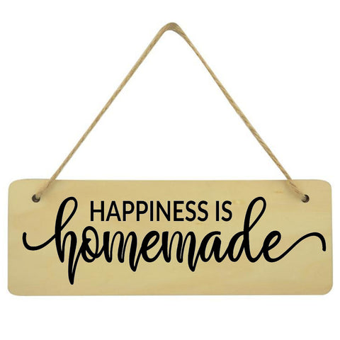 Happiness Is Homemade Plaque
