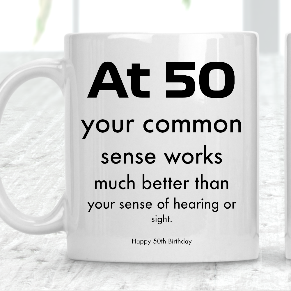 Happy 50th Birthday Custom Mug - Perham Prints