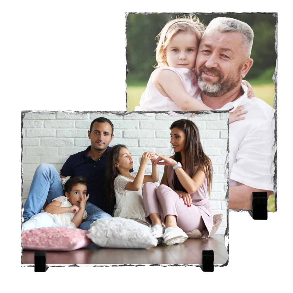 Personalised Photo Picture Of Your Choice Slate - Rectangle - Perham Prints