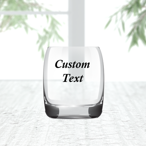 Personalised Short Glass Customise With Text