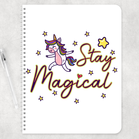 Stay F*cking Magical A4 Personalised Note pad Note book - 0