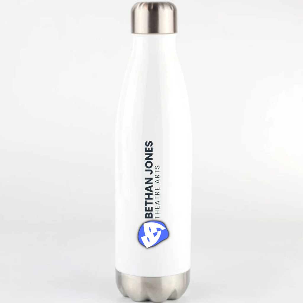 bethan jones Bowling Pin Style Water Bottle Tapered White