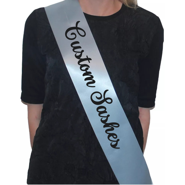 Custom Sashes for Every Occasion - Light Blue
