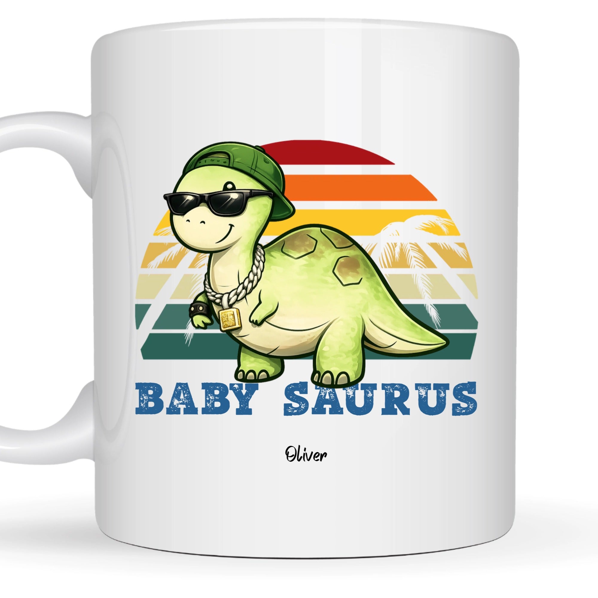 Daddy / Mummy / Custom Name Saurus Customise The Dinosaur And All Text