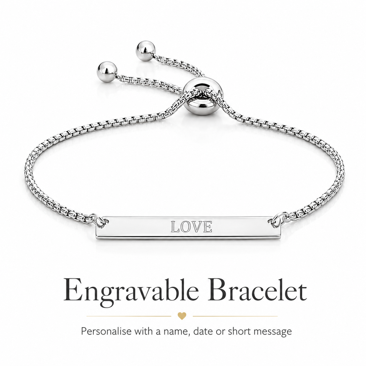 Custom engraved bracelet