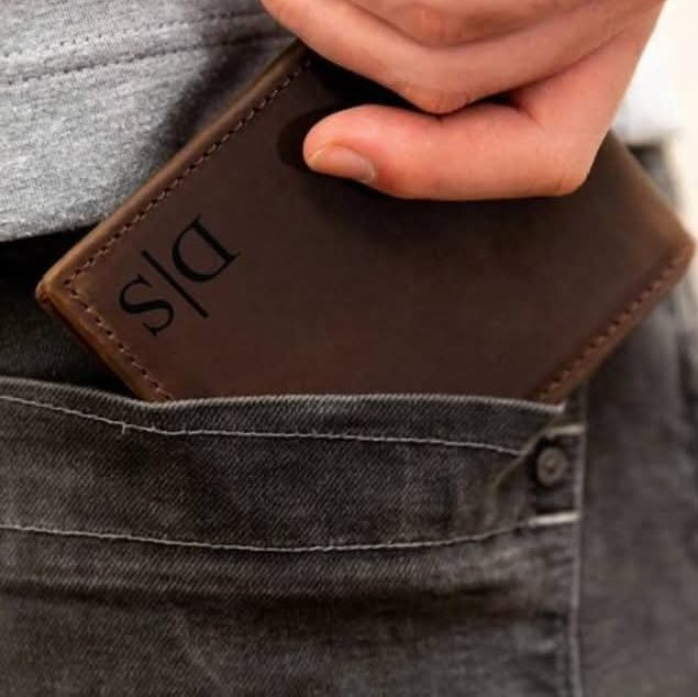 Personalised Engraved Wallet – Custom Name or Message