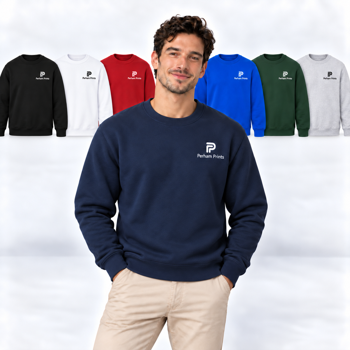 Custom JH030 Cotton Bulk Order Jumper Sweatshirt
