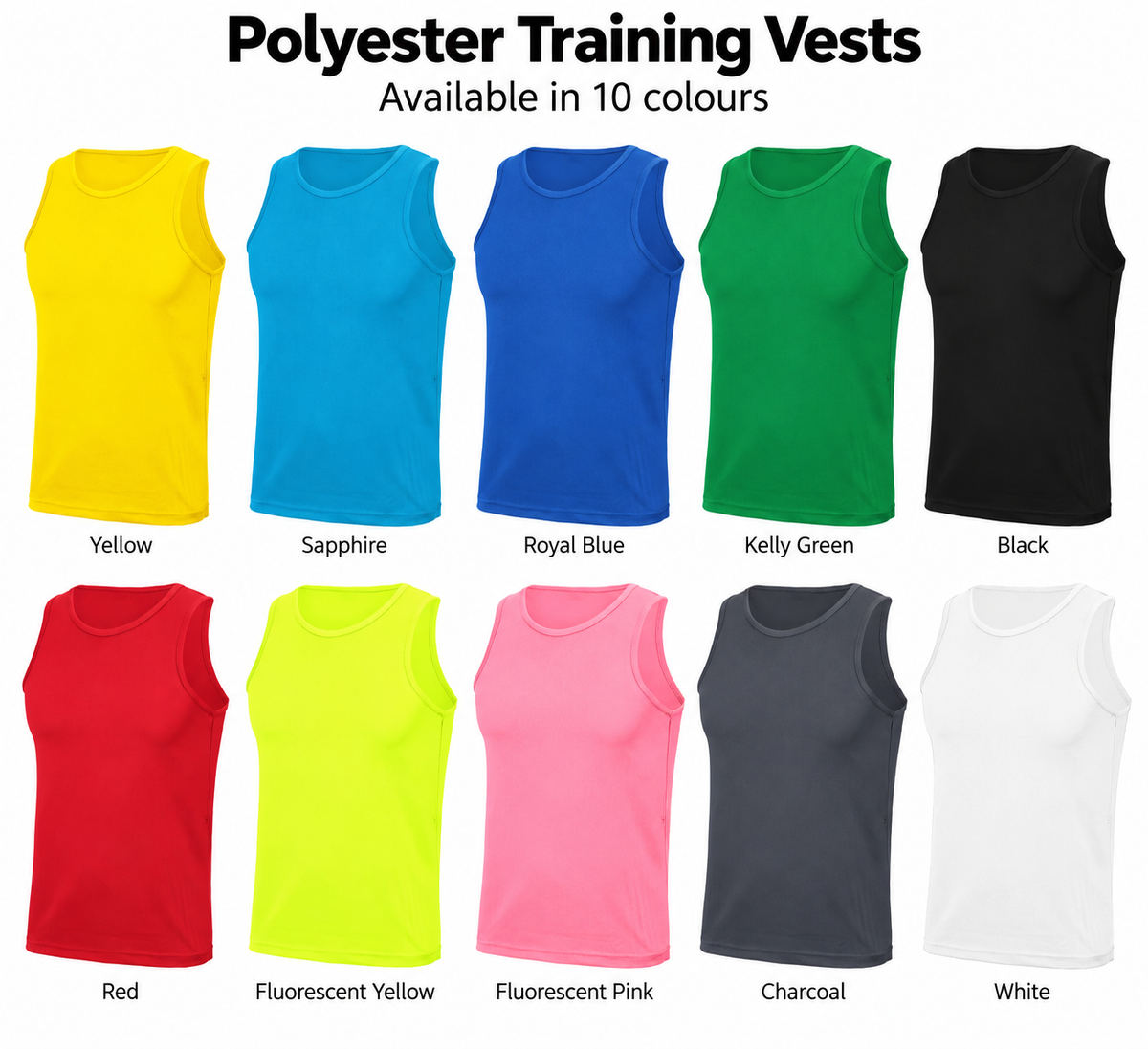 Custom JC007  Polyester Bulk Order Training Vests