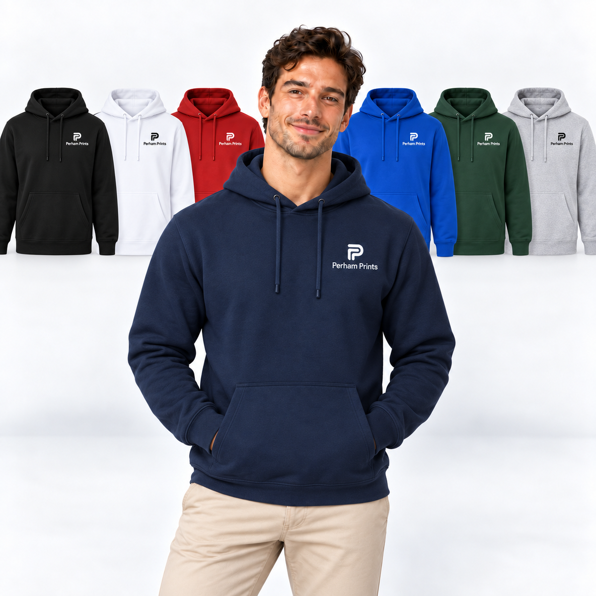 Custom JH001 Cotton Bulk Order Pullover Hoodies