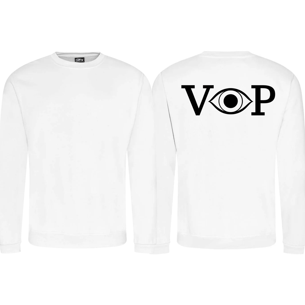 james wilberforce VOP white sweatshirt