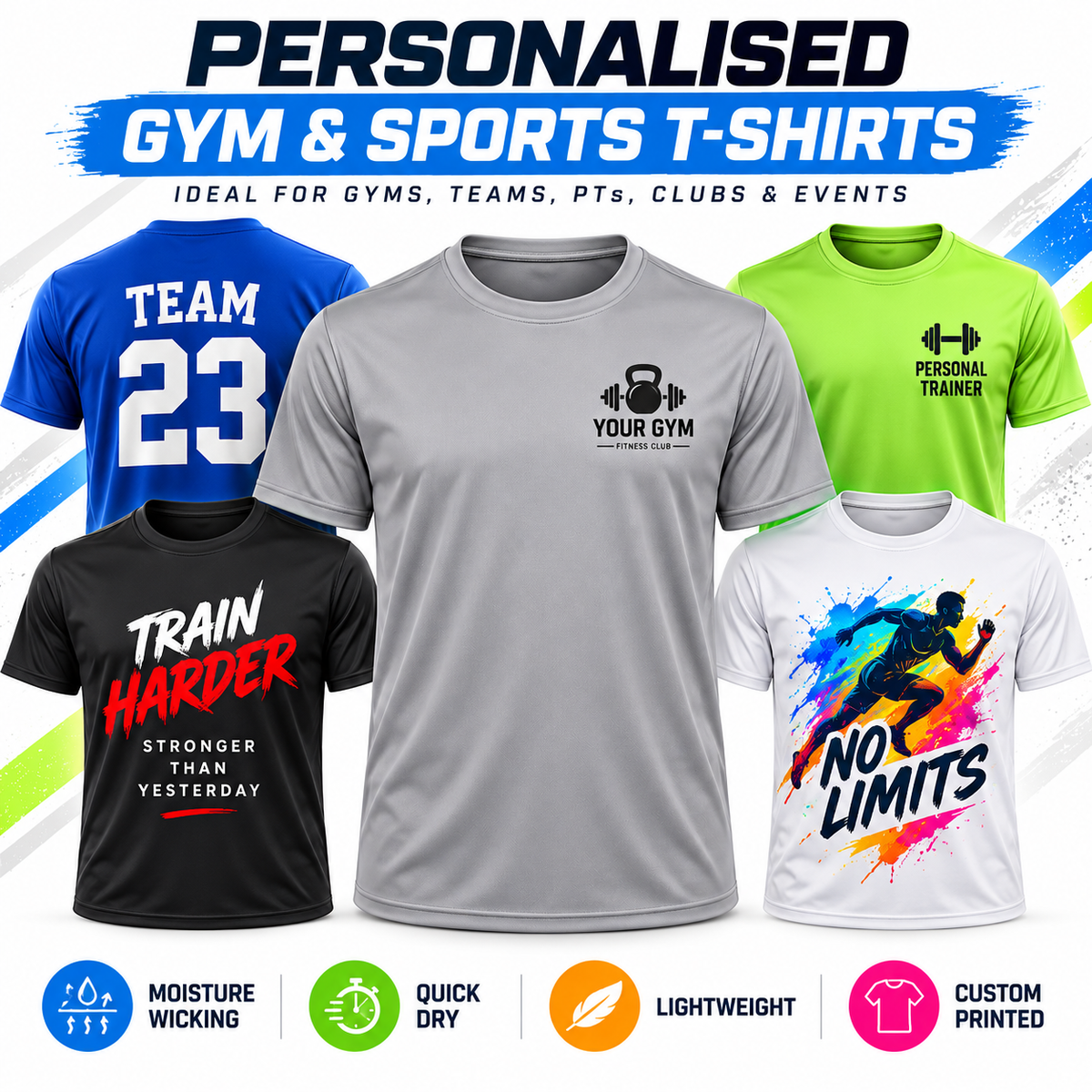 Personalised AWDis JC001 Cool T-Shirt – Custom Printed Sports & Performance T-Shirt