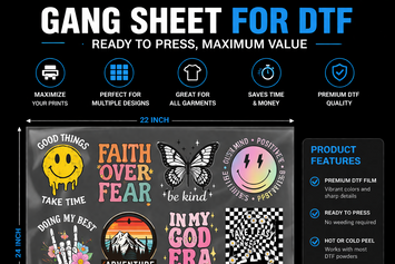 DTF Gang Sheet – Ready to Press Custom Transfer Sheet