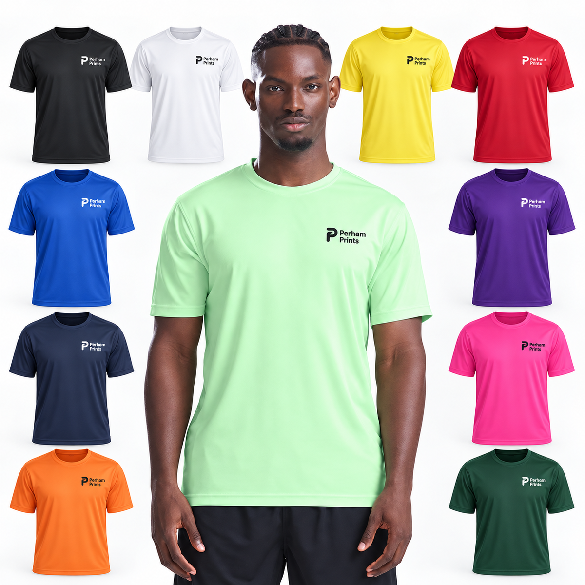Custom JC001 Polyester Bulk Order T-shirts
