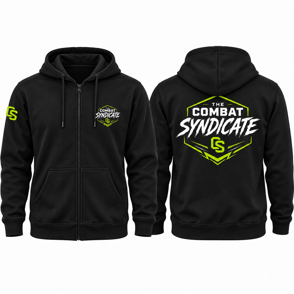 Combat Syndicate Zip Up Hoodie Cotton