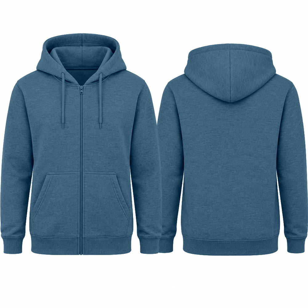 Personalised AWDis JH050 Zoodie – Custom Printed Full Zip Hoodie