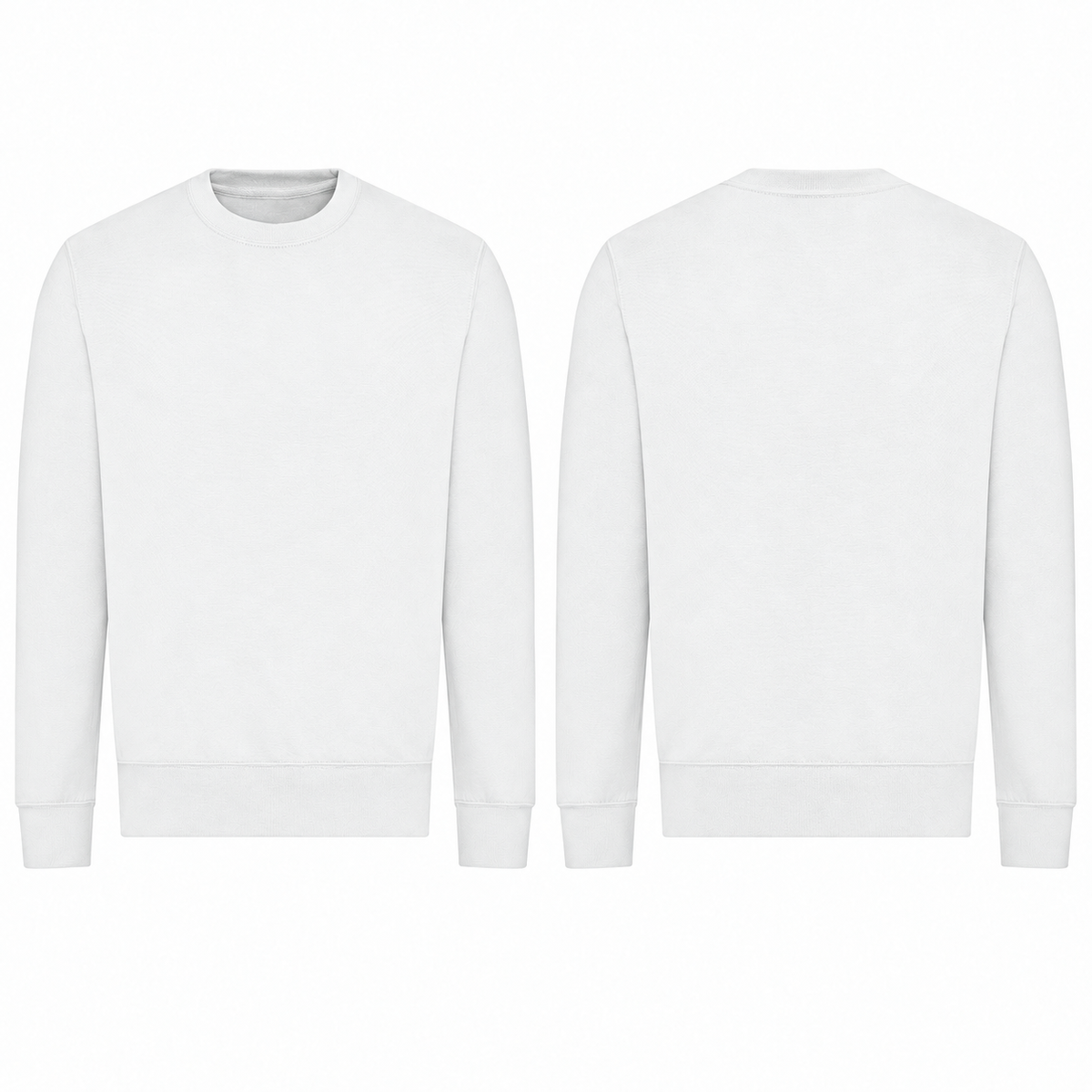 Personalised Adults AWDis JH030 Sweatshirt – Custom Printed Crew Neck Jumper