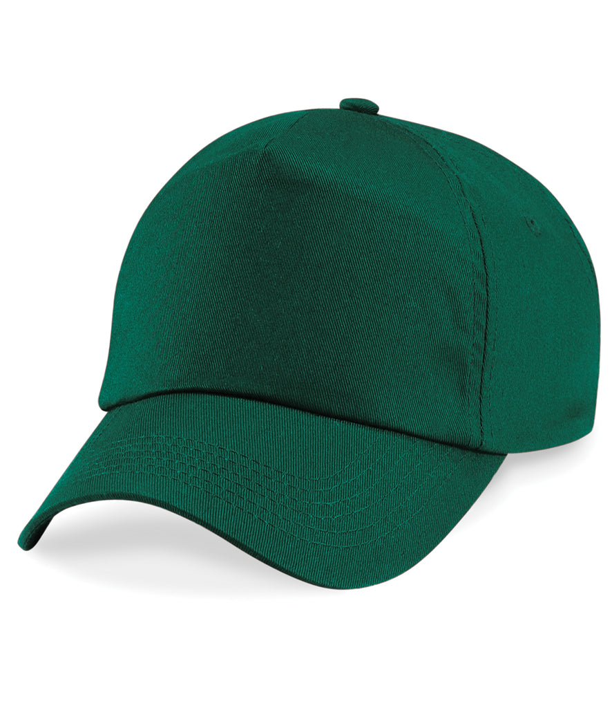 Personalised Beechfield 5 Panel Baseball Cap - Upload Your Logo and Add Text