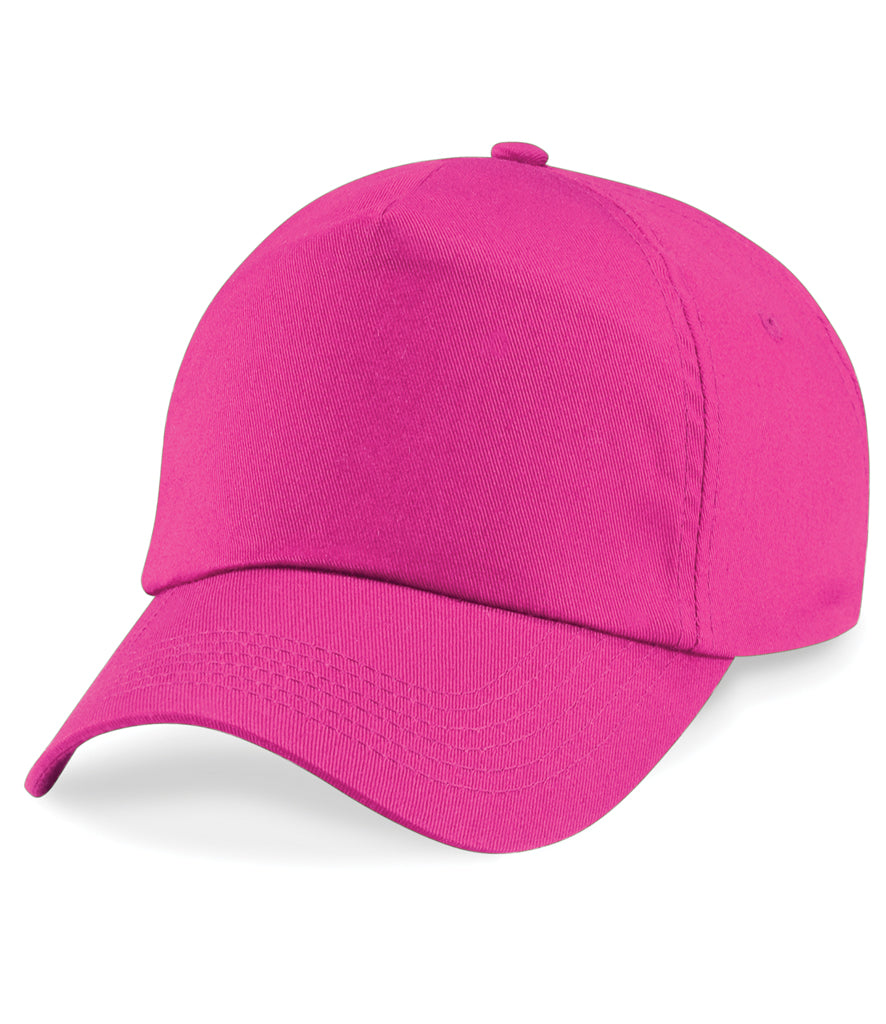 Personalised Beechfield 5 Panel Baseball Cap - Upload Your Logo and Add Text