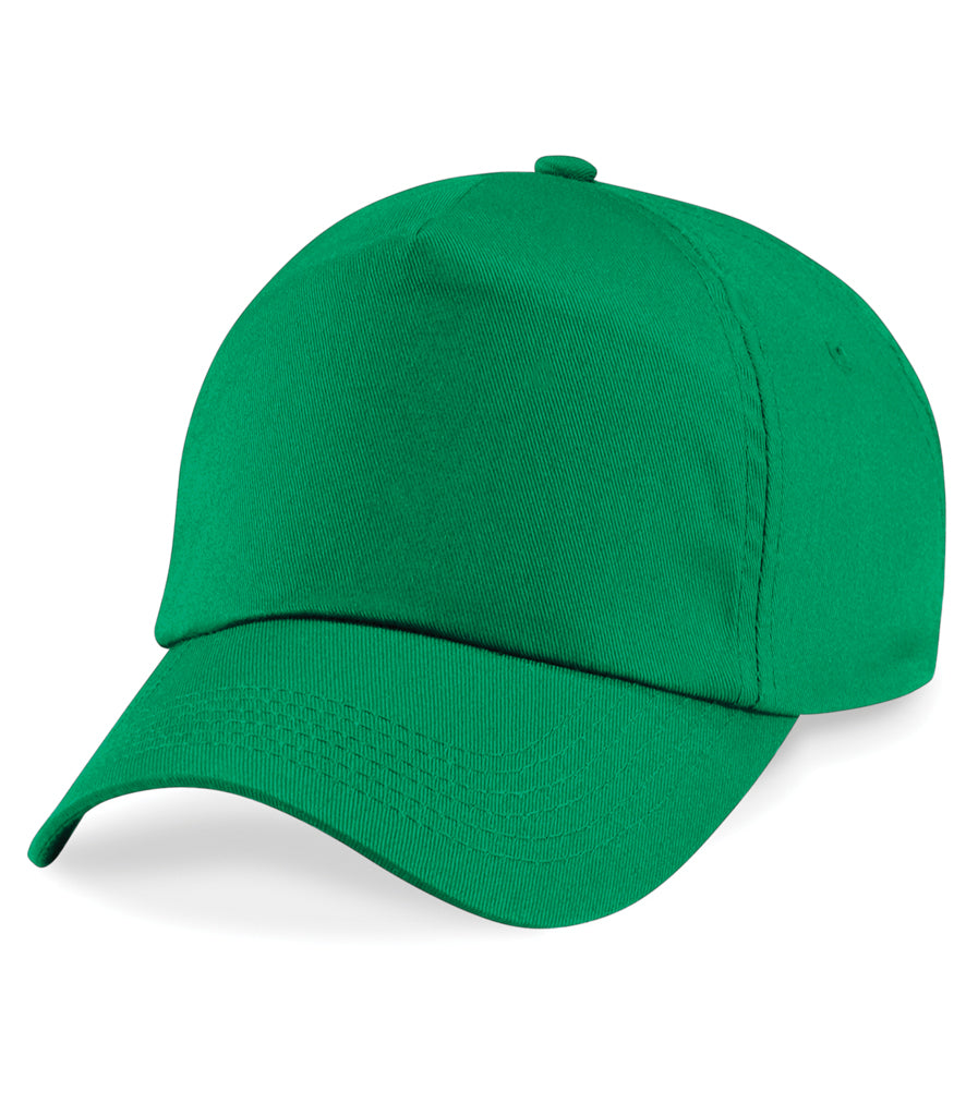 Personalised Beechfield 5 Panel Baseball Cap - Upload Your Logo and Add Text