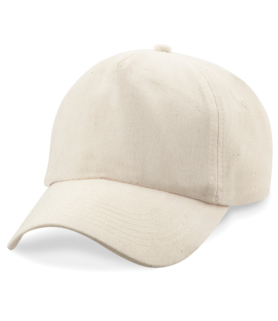 Personalised Beechfield 5 Panel Baseball Cap - Upload Your Logo and Add Text