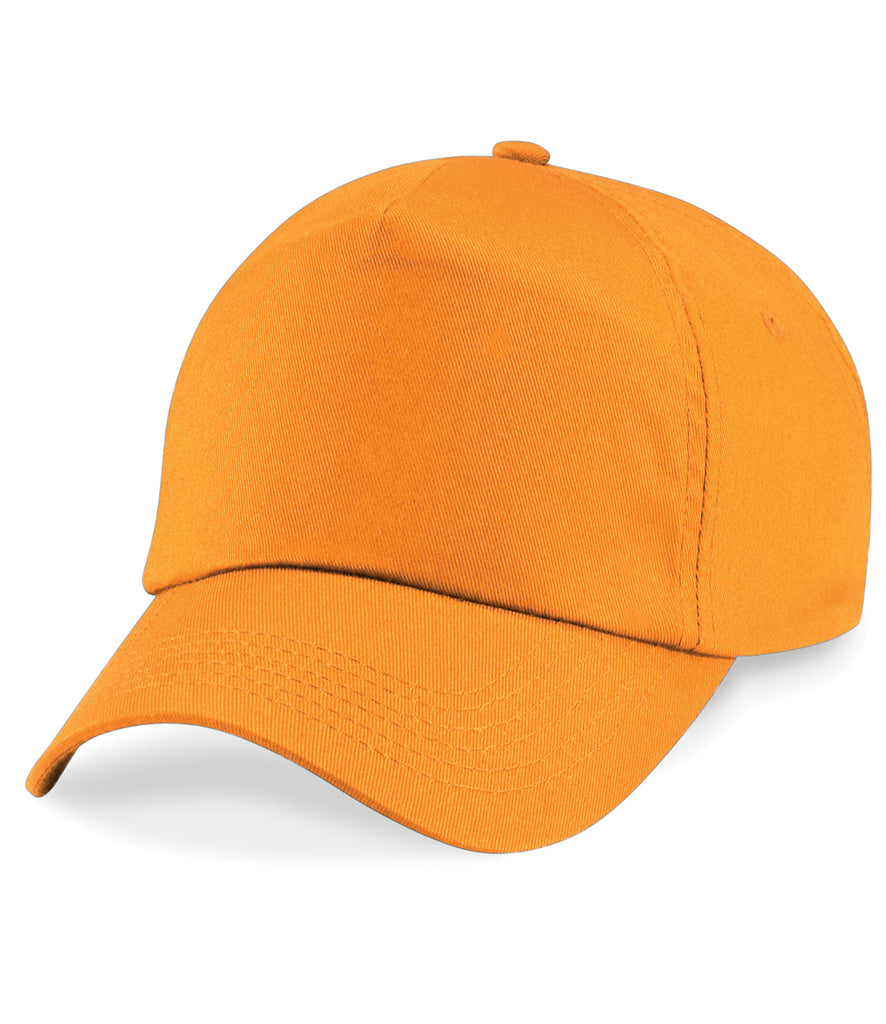 Personalised Beechfield 5 Panel Baseball Cap - Upload Your Logo and Add Text