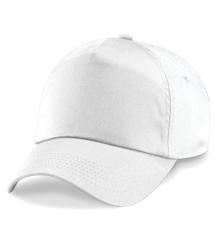 Personalised Beechfield 5 Panel Baseball Cap - Upload Your Logo and Add Text