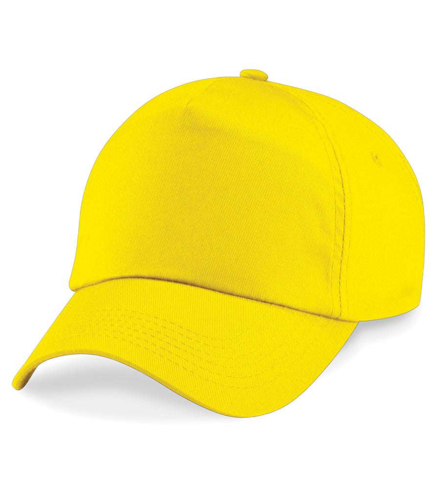 Personalised Beechfield 5 Panel Baseball Cap - Upload Your Logo and Add Text