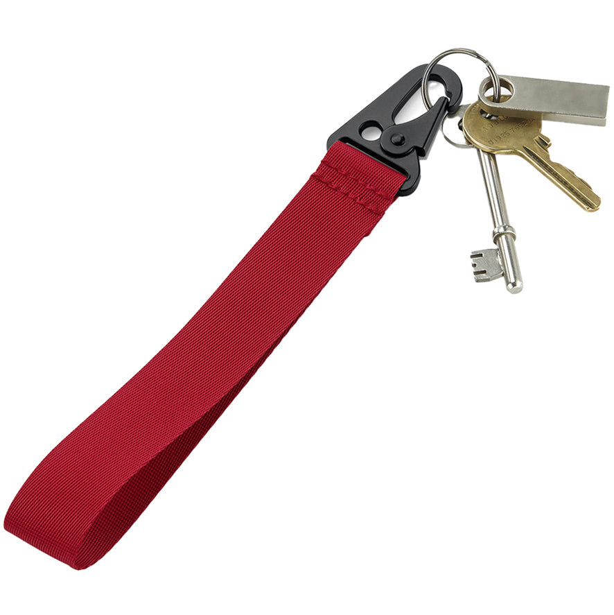 Personalised Red Key Clip – Brandable Keychain with Custom Logo or Design