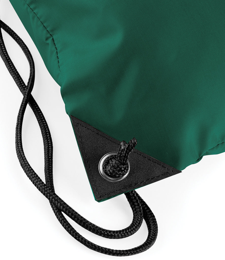 Personalised Premium Drawstring Bag Gymsac Bottle Green – Custom DTF Printed Bag