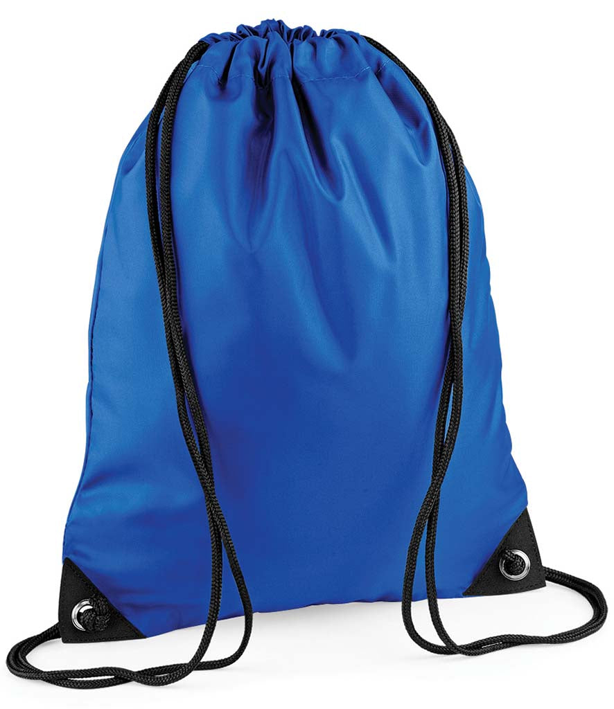 Personalised Premium Drawstring Bag Gymsac Royal Blue – Custom DTF Printed Bag