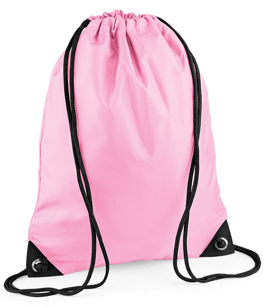 Personalised Premium Drawstring Bag Gymsac Pink – Custom DTF Printed Bag
