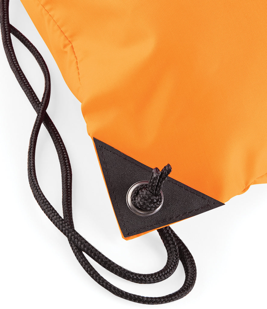 Personalised Premium Drawstring Bag Gymsac Fluorescent Orange – Custom DTF Printed Bag